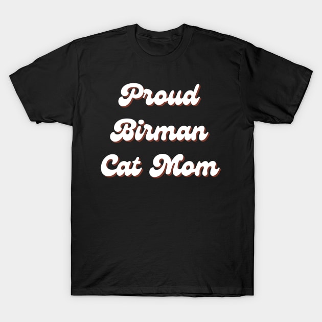 Birman Cat T-Shirt by CityTeeDesigns